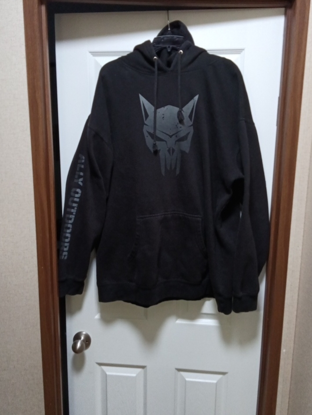 Independent Trading Co Ally Outdoors Men's Black Graphic Hoodie Sweatshirt 3XL
